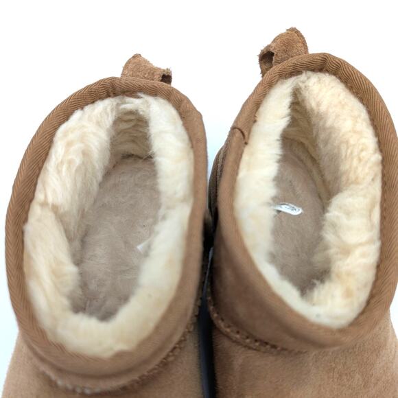 UGG Classic Ultra Mini Sheepskin Winter Boots Women's Chestnut Size US7 EU38 - Picture 13 of 13